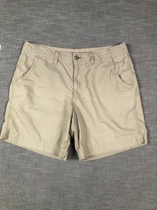 Lucky Brand Shorts Mens 38 Tan Striped Outdoor Utility - Picture 1 of 12