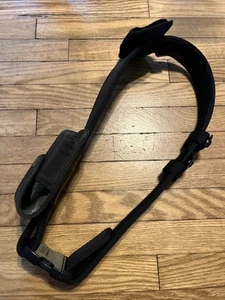 BIANCHI PATROL TEK 2"BLACK WEB DUTY BELT #8100 TRI-POINT SAFETY BUCKLE - Picture 1 of 8