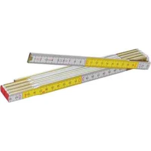 Stabila 01128 600 Series 617 Folding Rule - White/Yellow - 2m - Picture 1 of 1
