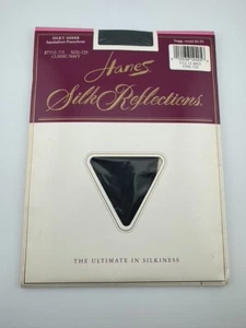 Hanes Silk Reflections Silky Sheer Ultimate Silkness Sandalfoot Pantyhose - Picture 1 of 2