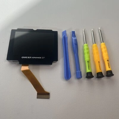 NEW GBA SP Gameboy Advance SP AGS-101 Backlit IPS Replacement Screen W/ Tools