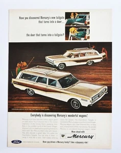 Anuncio de coche grande - 1966 Mercury Colony Park & Comet Villager (impresión publicitaria) - Imagen 1 de 1
