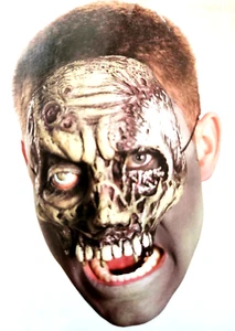 Walking Zombie Ghoul Mask disguise 2012 halloween - Picture 1 of 8