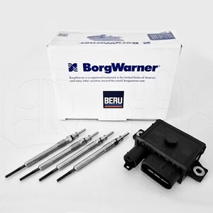 GENUINE BERU GLOW PLUG RELAY Inc GLOW PLUGS BMW 5 SERIES F10 F11 F07 GT 3.0D - Picture 1 of 5