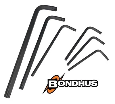BONDHUS Torx Allen Keys Range From T9-T50 Short Or Long Arm w/ProGuard Finish - Image 1 of 3