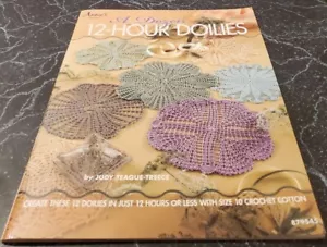 DI 18 ANNIE'S CROCHET 2009, A DOZEN 12-HOUR DOILIES CROCHET PATTERN LEAFLET - Picture 1 of 2