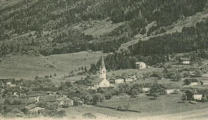 AK 1899 -Gruss aus RINN bei HALL in TIROL- alte Gesamtansicht von A. STOCKHAMMER - Bild 1 von 3
