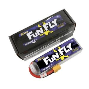 Tattu Funfly Serie 1800mAh 11.1V 100C 3S1P Batterie LiPo Akku XT60