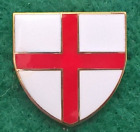 Distintivo spilla scudo bandiera Inghilterra San Giorgio chiusura a farfalla 2,5 cm