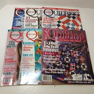 6 McCall's Quilting Magazines 2000-2012 - Image 1 of 4