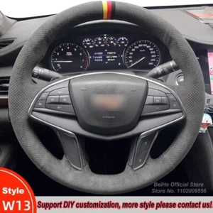 For Cadillac XT5 XTS ATSL SRX CT6 Steering Wheel Cover Interior Accessores W13 - Picture 1 of 10