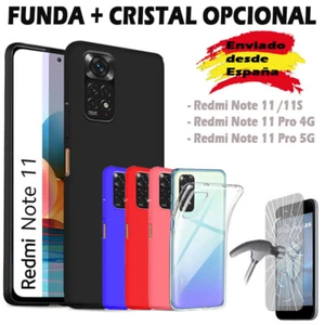 Funda Xiaomi Redmi Note 11 / 11S / 11 / 12 PRO 4G 5G + Cristal Templado Silicona - Imagen 1 de 11