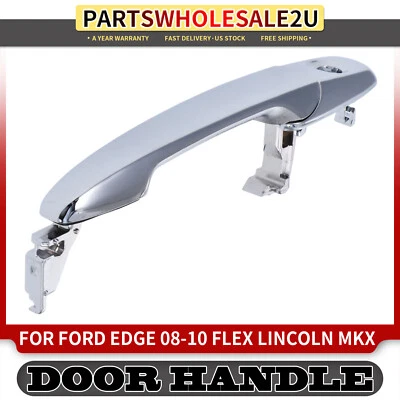 1x Manija de puerta exterior cromada para conductor delantero para Ford Edge 08-10 Flex Lincoln MKX Foto 1 de 4