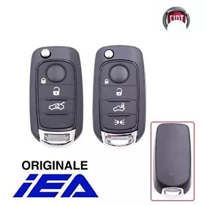 🇮🇹GUSCIO COVER CHIAVE 3/4 TASTI PER TELECOMANDO FIAT 500 X-EGEA-TIPO SIP22 - Foto 1 di 8