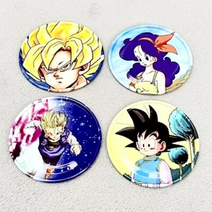 Dragon Ball Z Super Metal Coin Bundle Game Rare Set Tazos Card Banpresto Vintage - Picture 1 of 9