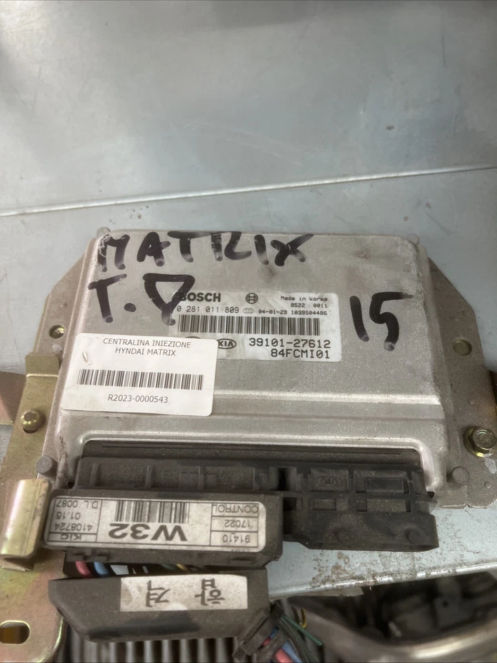 CENTRALINA MOTORE PER HYUNDAI Matrix 1° Serie 0281011809 Benzina (01>07) - Immagine 1 di 1