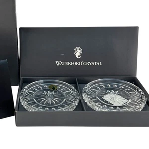 Waterford Crystal OVERTURE  Round Short COASTER 4" Ireland Made "New" - Picture 1 of 8