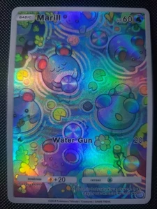 Marill Pokemon TCG Pocket Custom Textured DIY Holo Foil Card - Picture 1 of 3