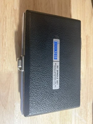 Juego de husillo viscosímetro Brookfield RV #1–7 con estuche – compatible con RV/HA/HB Foto 1 de 4