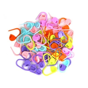 100Pcs Mix Color Knitting Tools Locking Stitch Markers Crochet Latch Marker -yg - Picture 1 of 12
