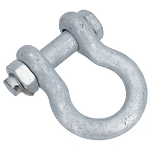 Verzinkter Bogenschäkel Sicherheitsnadel 7/8 Zoll (22 mm) 6,50 T nach US Fed Spec - Bild 1 von 21