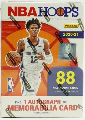 2020/21 Panini NBA Hoops Basketball 11-Pack Blaster Box - Image 1 of 4
