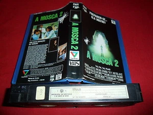 1989 The Fly II VHS PAL PORTUGAL Unique Cover MEGARARE 1St Ed OOP HORROR SCI-FI - Picture 1 of 1