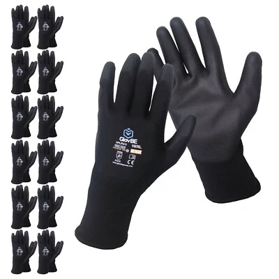 GlovBE 120 PAIRS Work Garden Gloves Mechanic Construction Safety bulk wholesale - Image 1 of 4