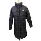 The North Face Puffer Jacket knee Length Long Dark Brown FLAWED size small