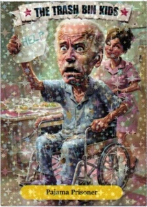 Trash Bin Kids Pajama Prisoner Custom Trading Card - Picture 1 of 4