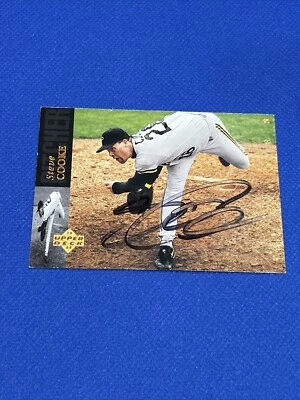 Steve Cooke Signed 1994 Card Autograph Upper Deck Auto #132 - Image 1 of 4