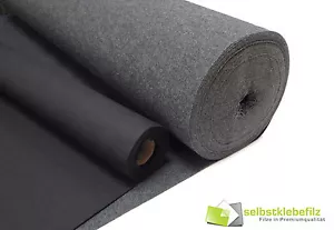 Professional felt for car camper interior removal sold by the meter | also self-adhesive - Picture 1 of 11