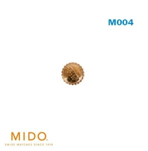 Mido Schweizer Made Uhrenkrone, Goldfarbe, #M004# - Bild 1 von 9