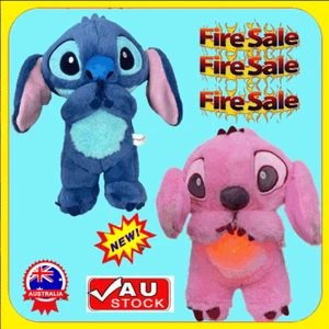 Stitch Breathing Musical Soothing Doll Sleep Toys Anxiety Relief Plush Toys KC - Picture 1 of 19