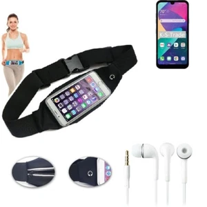 For LG Electronics Phoenix 5 Jogging case + EARPHONES beltbag belt bag sportsbag - Zdjęcie 1 z 5