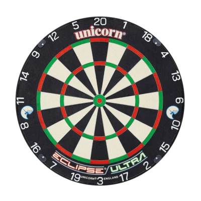 Unicorn Eclipse ULTRA Professional Bristle Dartscheibe - Schwarz - Bild 1 von 4