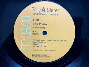 RECORDS ONLY NO COVER Elvis Presley ELVIS Self-Titled 1973 RCA 2lp CANADA VG - Imagen 1 de 5