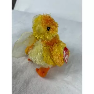 Ty Beanie Baby 2001 Retired CHICKIE the Chick DOB 9/20/2001 Plush with Tags - Picture 1 of 2