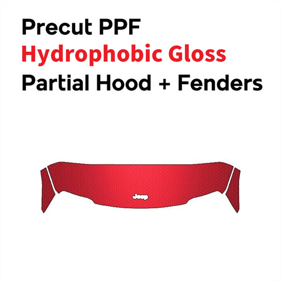 Sujetador transparente precortado PPF película de protección de pintura brillo hágalo usted mismo para Jeep Liberty 2008-2013 Foto 1 de 4