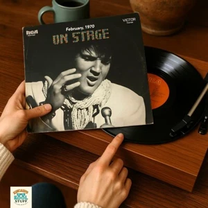 Elvis Presley Vintage 1970 Feb 1970 On Stage Vinyl LP Schallplatte Album RCA Schallplatten - Bild 1 von 13