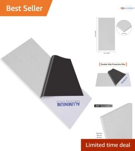 Precision-Cut 6061 Aluminum Plate 6"x12" - Smooth Surface with Protective Film - Picture 1 of 9