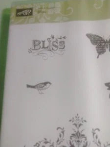 Stampin Up Stamp Set ~Bliss~ 5 Stamps #123217 - Picture 1 of 6