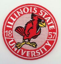 ISU Illinois State Redbirds Vintage RARE Embroidered Iron On Patch (NOS) 3" x 3"