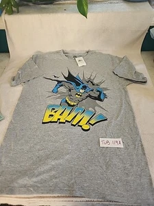 Dc Comics Batman Mens Gray T-shirt Size M - Picture 1 of 6