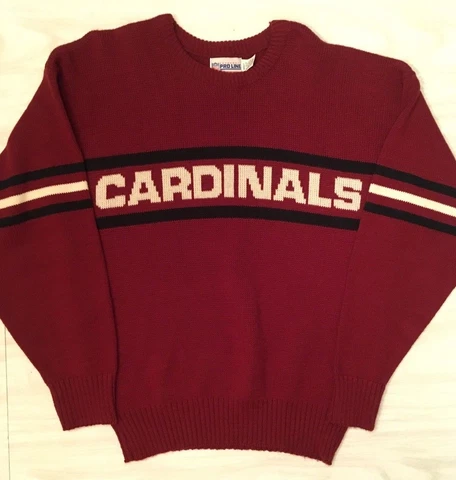VINTAGE CLIFF ENGLE PROLINE ARIZONA CARDINALS  SWEATER NFL LARGE NFL NICE! Cover