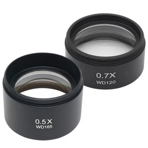Lente objetivo auxiliar microscopio montaje lente Barlow 0,5X/0,7X M48x0,75 mm - Imagen 1 de 9