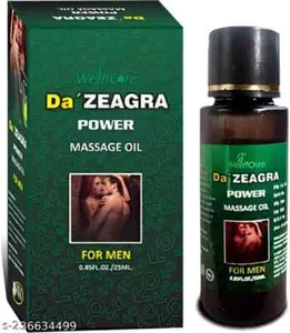 100% Ayurvedic Da'ZEAGRA POWER Herbal Massage Oil For Men's Health Care 25 ml - Picture 1 of 3