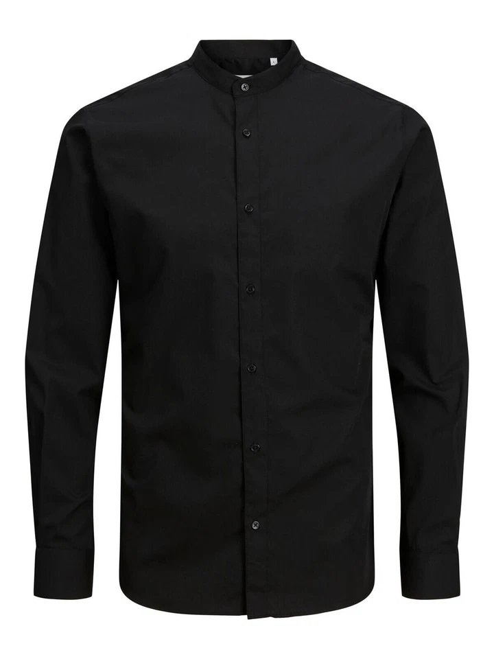 Jack & Jones Forti Jjjoe Manica Lunga Tinta Camicia IN 3 Colore Opzioni 1XL A - Immagine 1 di 1