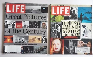 2 LIFE Collector's Edition Magazines Great Pictures Century Best Photos Year - Picture 1 of 2