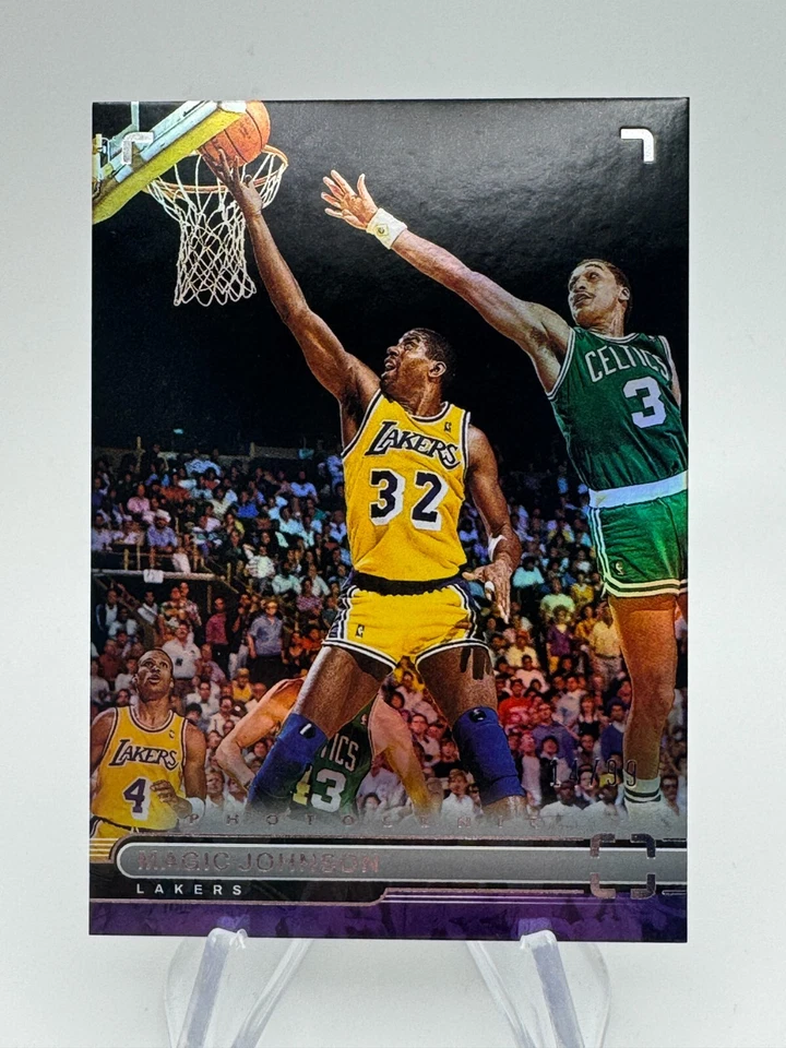 2022-23 Photogenic MAGIC JOHNSON Silver 14/99 #81 Los Angeles Lakers - Image 1 of 2